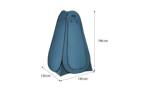PRZEBIERALNIA TURYSTYCZNA TURKUSOWA NC1706 /NILS CAMP