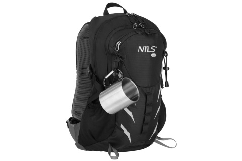 KUBEK KEMPINGOWY Z KARABIŃCZYKIEM 300 ML STAL NIERDZEWNA CZARNY NC17110 /NILS CAMP KUBEK KEMPINGOWY Z KARABIŃCZYKIEM 300 ML STAL NIERDZEWNA CZARNY NC17110 /NILS CAMP