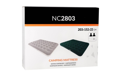 MATERAC TURYSTYCZNY DMUCHANY 203X152X22 CM ZIELONY NC2803 /NILS CAMP MATERAC TURYSTYCZNY DMUCHANY 203X152X22 CM ZIELONY NC2803 /NILS CAMP