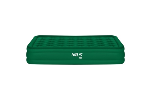 MATERAC DWUOSOBOWY KING SIZE ZIELONY + POMPKA ELEKTRYCZNA NC2808 /NILS CAMP