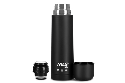 TERMOS TURYSTYCZNY 500 ML CZARNY NC3803 /NILS CAMP