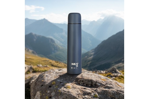 TERMOS TURYSTYCZNY 1000 ML NIEBIESKI NC3804 /NILS CAMP