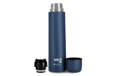 TERMOS TURYSTYCZNY 1000 ML NIEBIESKI NC3804 /NILS CAMP