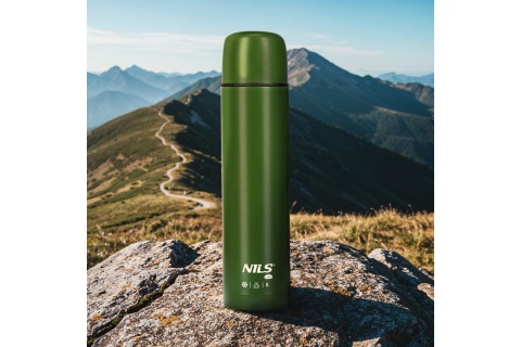 TERMOS TURYSTYCZNY 1000 ML ZIELONY NC3804 /NILS CAMP