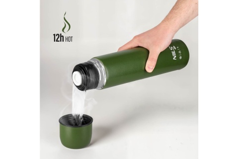 TERMOS TURYSTYCZNY 1000 ML ZIELONY NC3804 /NILS CAMP