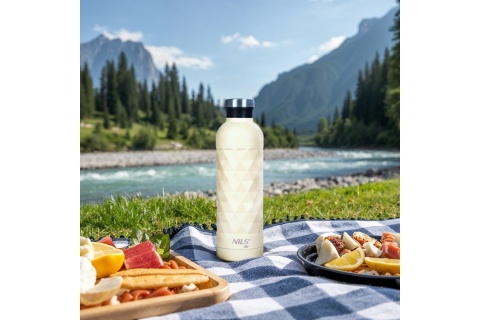 BUTELKA TURYSTYCZNA 750ML BEŻOWA NC3805 /NILS CAMP