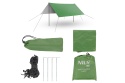 PŁACHTA BIWAKOWA KEMPINGOWA 300X300 CM ZIELONA NC17107 TARP /NILS CAMP