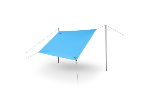 PŁACHTA BIWAKOWA KEMPINGOWA 230X140 CM NIEBIESKI NC17111 TARP /NILS CAMP