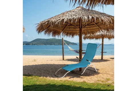 LEŻAK PLAŻOWY TURKUSOWY NC3017 /NILS LEŻAK PLAŻOWY TURKUSOWY NC3017 /NILS
