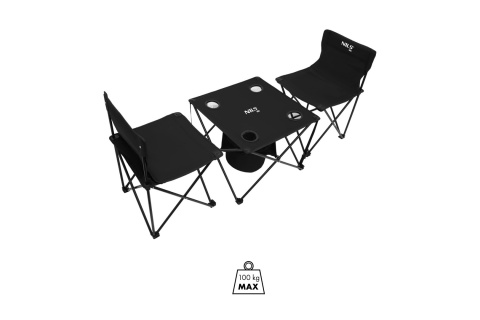 STOLIK TURYSTYCZNY + KRZESŁA TURYSTYCZNE ZESTAW NC3304 /NILS CAMP