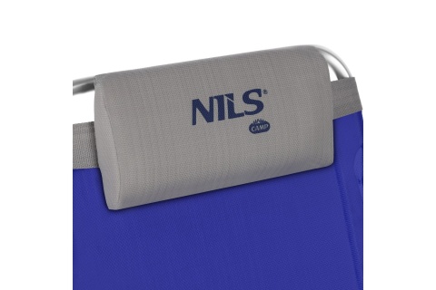 KRZESŁO TURYSTYCZNE 2W1 SKŁADANE NIEBIESKO-SZARE NC3502 /NILS CAMP