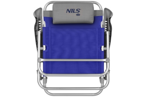 KRZESŁO TURYSTYCZNE 2W1 SKŁADANE NIEBIESKO-SZARE NC3502 /NILS CAMP
