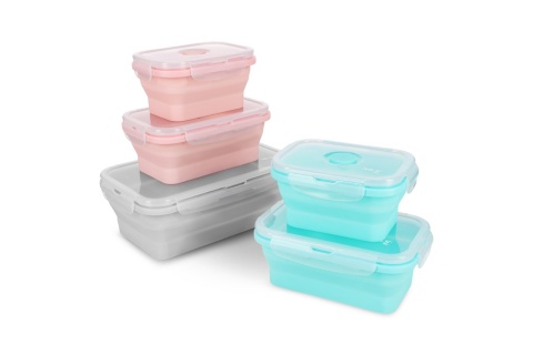 POJEMNIK/LUNCH BOX SKŁADANY MIĘTOWY 355ML NC4105 /NILS CAMP