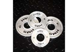 TALERZE OLIMPIJSKIE STALOWE KALIBROWANE ZESTAW 2 X 0.25-1.25KG (6 KG) TOS /HMS