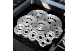 TALERZE OLIMPIJSKIE STALOWE KALIBROWANE ZESTAW 2 X 0.25-25KG (168 KG) TOS /HMS