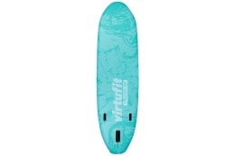 DESKA SUP TURKUSOWA - Z SIEDZENIEM KAJAKOWYM, AKCESORIAMI I TORBĄ DO NOSZENIA - CRUISER 305 /VIRTUFIT
