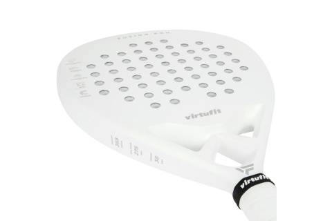 RAKIETA PADEL FUSION PRO - BIAŁO-SREBRNA /VIRTUFIT