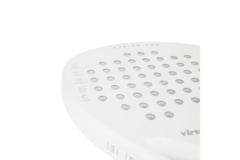 RAKIETA PADEL FUSION PRO - BIAŁO-SREBRNA /VIRTUFIT