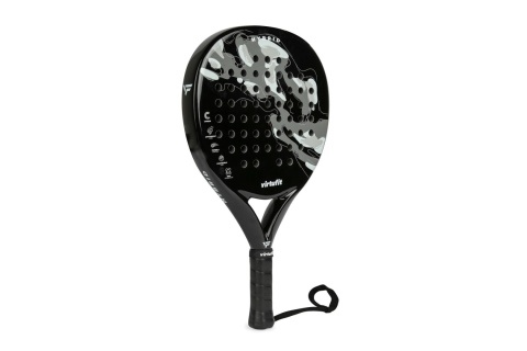 RAKIETA PADEL HYBRID - CZARNO-SZARA /VIRTUFIT