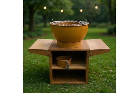 KUCHNIA OGRODOWA RDZAWA KJOK /HEAT