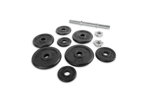 HANTLA I TALERZE - REGULOWANY ZESTAW PRO - ŻELIWO - 1 X 15 KG /VIRTUFIT