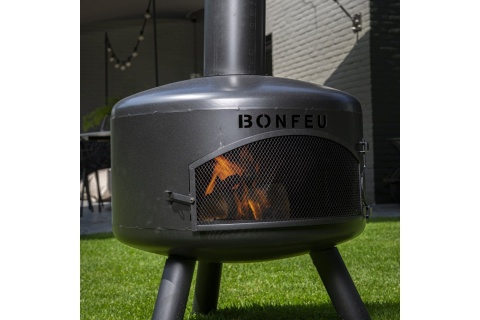 KOMINEK OGRODOWY BONGIRO CZARNY /BONFEU