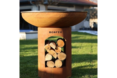 PALENISKO OGRODOWE BONBIZA XL OPEN RDZAWE /BONFEU