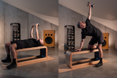 WIEŻA TRENINGOWA STEPTOWER WALNUT ORZECH /NOHRD