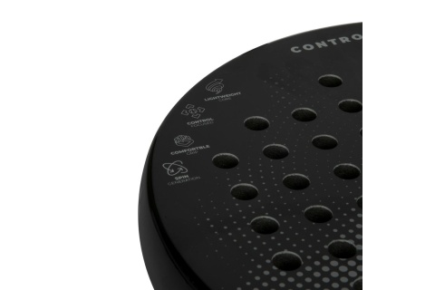 RAKIETA PADEL CONTROL - CZARNO-SZARA /VIRTUFIT