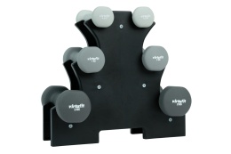 ZESTAW HANTLI NEOPRENOWYCH ZE STOJAKIEM 7 KG /VIRTUFIT