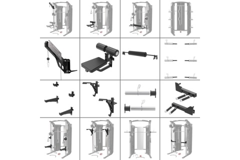 ATLAS DO ĆWICZEŃ Z SUWNICĄ SMITHA SEMI COMMERCIAL CYKLOP 10 /HMS